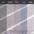 thumbnail image 6 of Regal Living Ultra Soft Cozy Knit Throw Blanket, Gray Purple Stripe, 90" x 90", 6 of 10