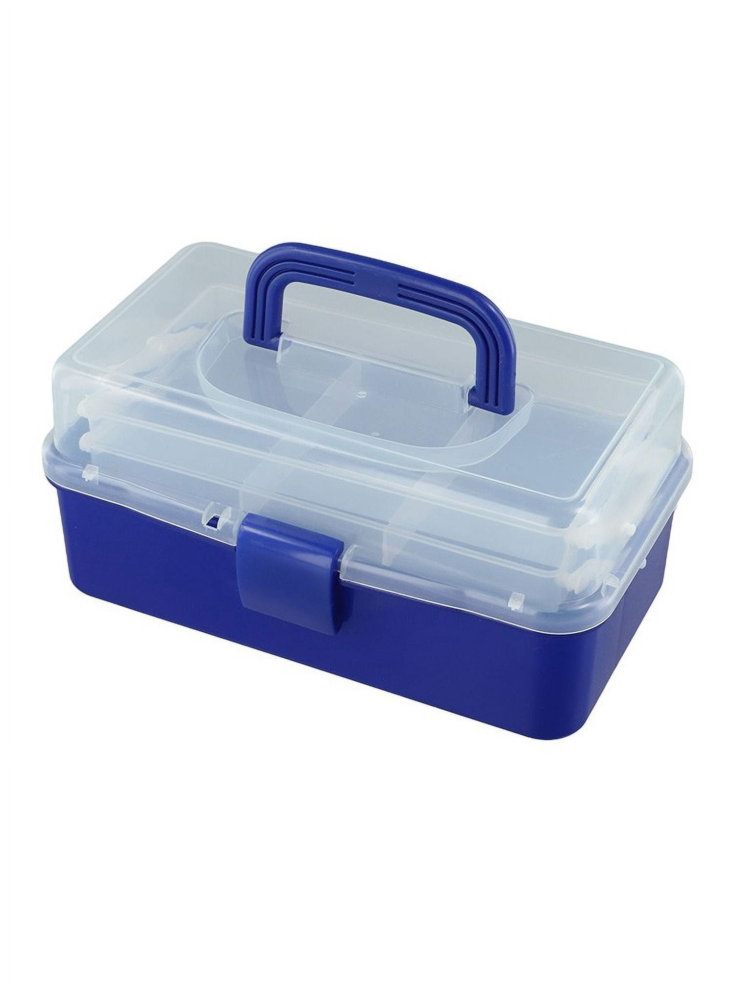 3 Layers Fishing Tackle Box Organizer Storage Box Cantilever Box Multifunctional Protector Organizer Hardware Toolbox