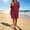 Red, variant on Gamivast 2 Piece Summer Outfits for Women Casual Linen Textured Short Sleeve Henley Shirt and Drawstring Shorts Set Loose Fit Lounge Tracksuit Vacation Streetwear Blue XXXL