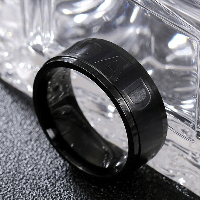 Xihbxyly Anillo de Moda, Elegante Joya de Acero de Titanio, Diseño de Aleación Único, Colores Llamativos, Ideal para Uso Diario, Fiesta o Regalo, Estilo Moderno para Hombre, Empaque Opp de Alta Calid
