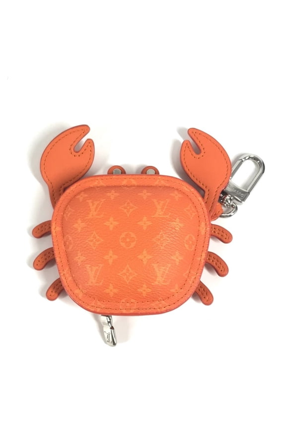 Pre-Owned LOUIS VUITTON M01929 Monogram Accessory Bag Charm, LV Club Accessory, Crab Design,...