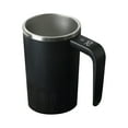 thumbnail image 2 of Smart Self-Stirring Mug with Temperature Display, Rechargeable Auto Stirring Coffee Cup with Lid, Stainless Steel Electric Mixing Mug for Coffee, Tea, Hot Chocolate & Beverages, 1x Cup (380ML), 2 of 8