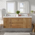 thumbnail image 1 of Meuble-lavabo de Rangement Moderne Mural, Bois, 1 of 22