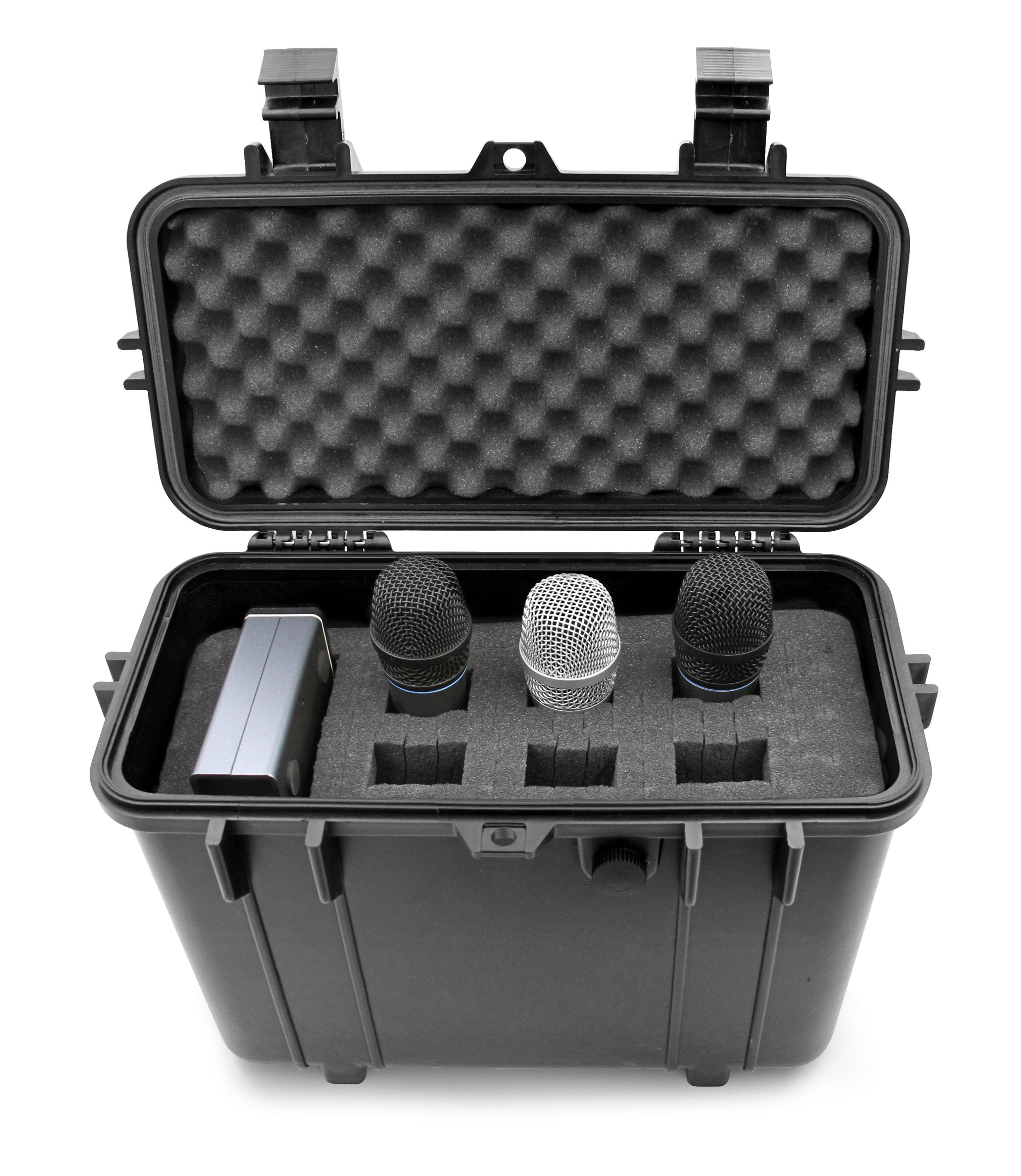 Waterproof Wireless Microphone System Hard Case fits Up to 6 Sennheiser