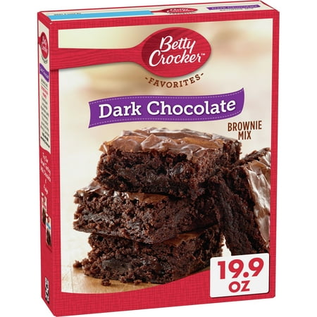 Betty Crocker Dark Chocolate Brownie Mix Family Size, 19.9 oz