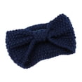 thumbnail image 4 of Diadema de Turbante de Punto Macarena Azul, 4 of 8
