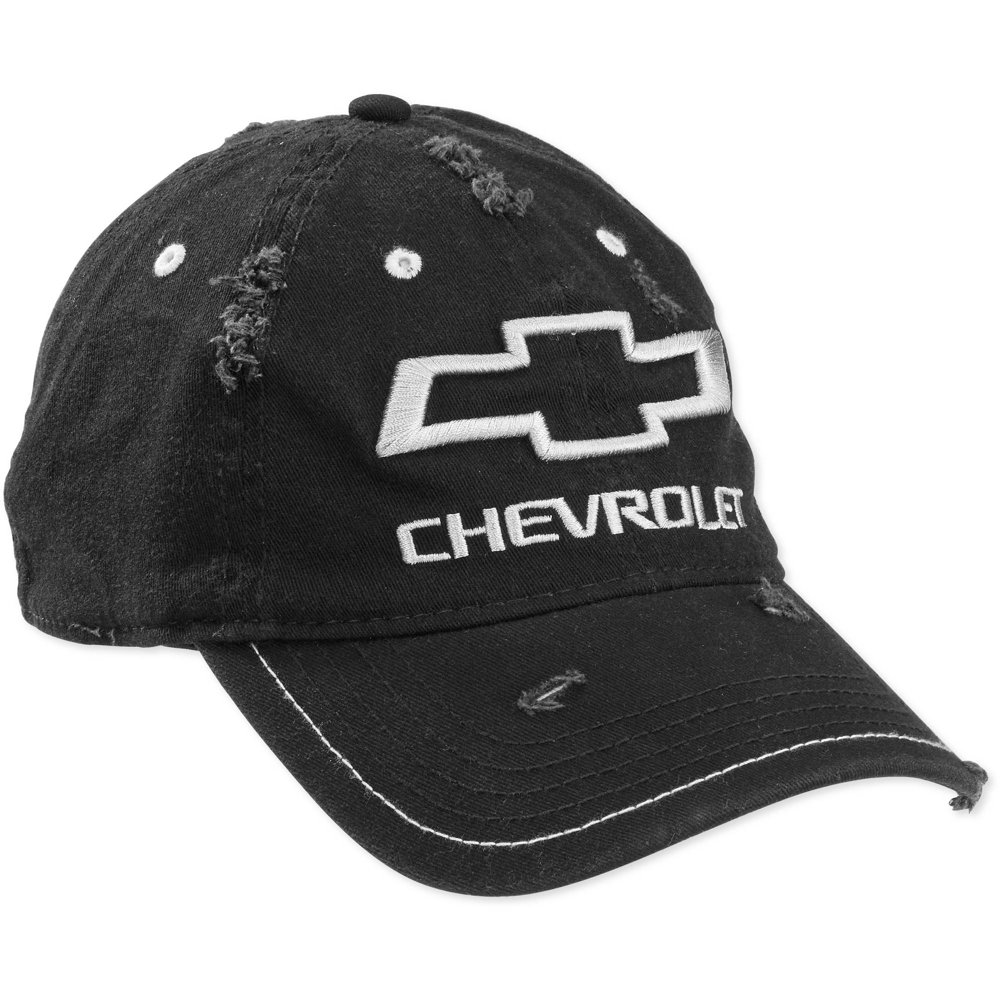 Chevrolet Men's Chevy Distressed Twill Adjustable Baseball Cap