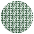 thumbnail image 3 of Aesthetic Leaf Green And White Ripple Round Carpet Circle Rug Outdoor Patio Area Rug Washable Large Area Rugs Hallway Room Decor Fitness Mats, 3 of 8