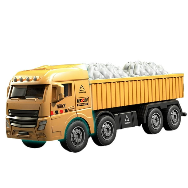 Camiones de ingeniería, juguetes, vehículos de construcción pequeños, modelo de vehículo fundido a presión, coche de juguete de ingeniería para niños, , camión de camión de transporte