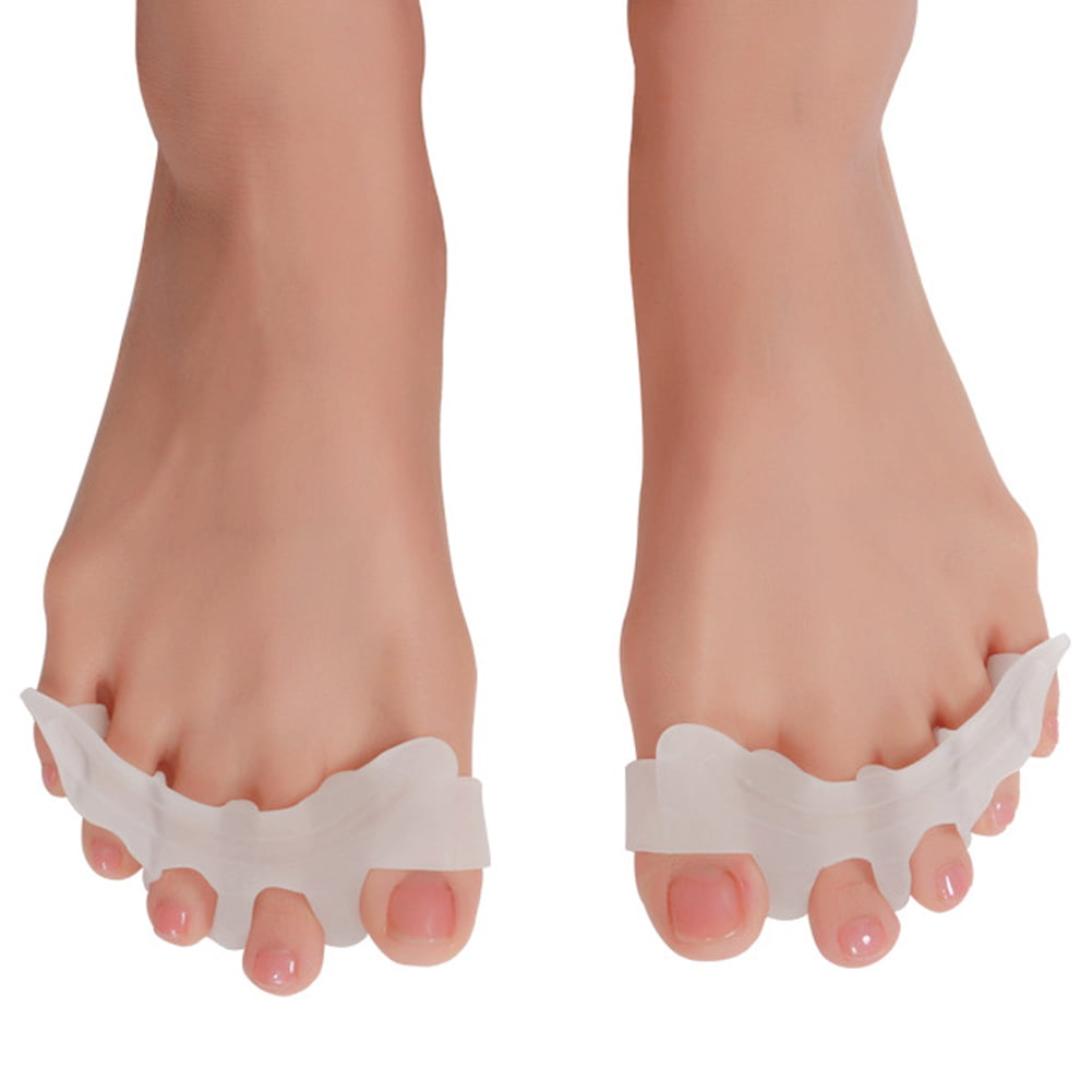 2pcs Pair Toe Gel Separators Pain Relief Stretching Relaxing Pampered Bunion 