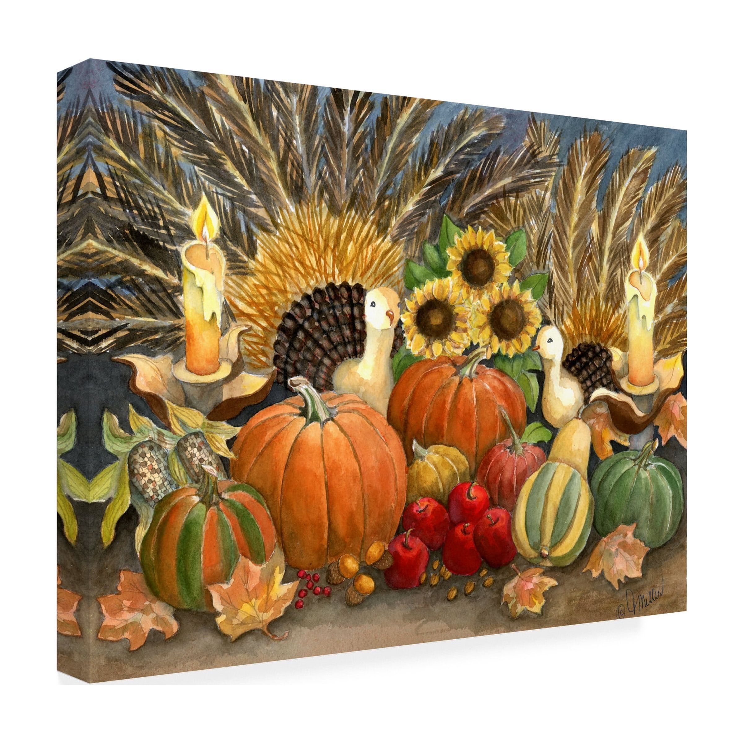 Tracy Miller 'Thanksgiving Glow' Canvas Art