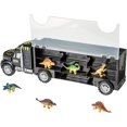 thumbnail image 2 of Prextex 16” Jurassic Dinosaur Tractor Trailer Dinosaur Carrier with 6 Mini Plastic Dinosaurs Toys, Toys & Tractor Case, Great for Kids, Boys and Girls | Toy Tracktor With Dinosaur Toys, 2 of 6