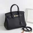 thumbnail image 1 of Nuevo bolso Kelly Birkin con guijarros de gran capacidad, cuero genuino, primera capa de piel de vaca, bolso de hombro moderno y versátil, 1 of 5