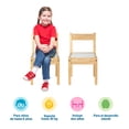 thumbnail image 2 of Sillas PARA Niños de Madera Shimy PARA Mesita Montessori 2 Piezas, 2 of 7