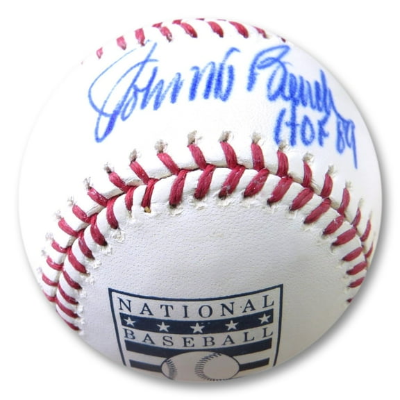 Johnny Bench Signed Autographed  Baseball Cincinnati Reds HOF 89  FJ710700