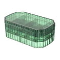 thumbnail image 5 of Jewelry Storage Box Earring Tray 3 Layer Jewelry Organizer Women Jewelry Box Green, 5 of 8