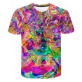 thumbnail image 2 of YDLCAFD 2023 Colorful Graffitiss 3D Printed Pigment T Shirt For Men, 2 of 4