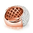 thumbnail image 2 of Ladies Large 14K Unique Pave Natural Diamond Ring Anniversary Band (Rose Gold Size 9), 2 of 3