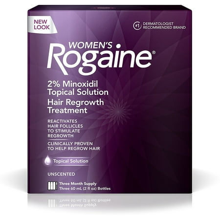 Unscented 3 Month Supply - Rogaine Women's 3 Month Supply, Unscented 6 oz 3 ea