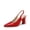 RED, variant on DREAM PAIRS Womens Slingback High Chunky Heels Pumps High Block Heels Pointed Toe Closed Toe Comfortable Dress Shoes for Work Office Business