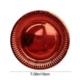 thumbnail image 2 of Mnhhatv Gold Card Paper Plates Party Decoration, Red Paper Plates Set of 10, Food-Grade Safe Paper Plates, Thick and Firm, Ideal for Family Gatherings, Outdoor Picnics, and Birthday Parties, 2 of 7