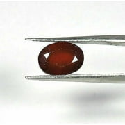 Ultra Power 4.60Cts Natural Red Garnet Axinite Oval Cut Gemstone