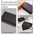 thumbnail image 3 of WHAMVOX 100Pcs Writable Black Paper Card for Writing English Words and Thank You Messages, 3 of 8