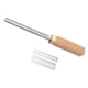 thumbnail image 5 of Lima de trastes de guitarra portátil, profesional, para reparación de luthier, herramienta de nivelación para banjo amarillo, 5 of 9