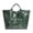 Green, variant on Women's Plaid Tote Bag, Clear Glossy Handbag with Red and White Check Pattern, Large Shopper Purse for Work Travel and Daily Wear