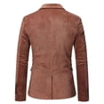 thumbnail image 5 of guisaled Mens Slim Fit Blazer Notched Lapel One Button Tuxedo Jackets Casual Trendy Winfproof Suit Coat for Prom Wedding Party Dinner, 5 of 6