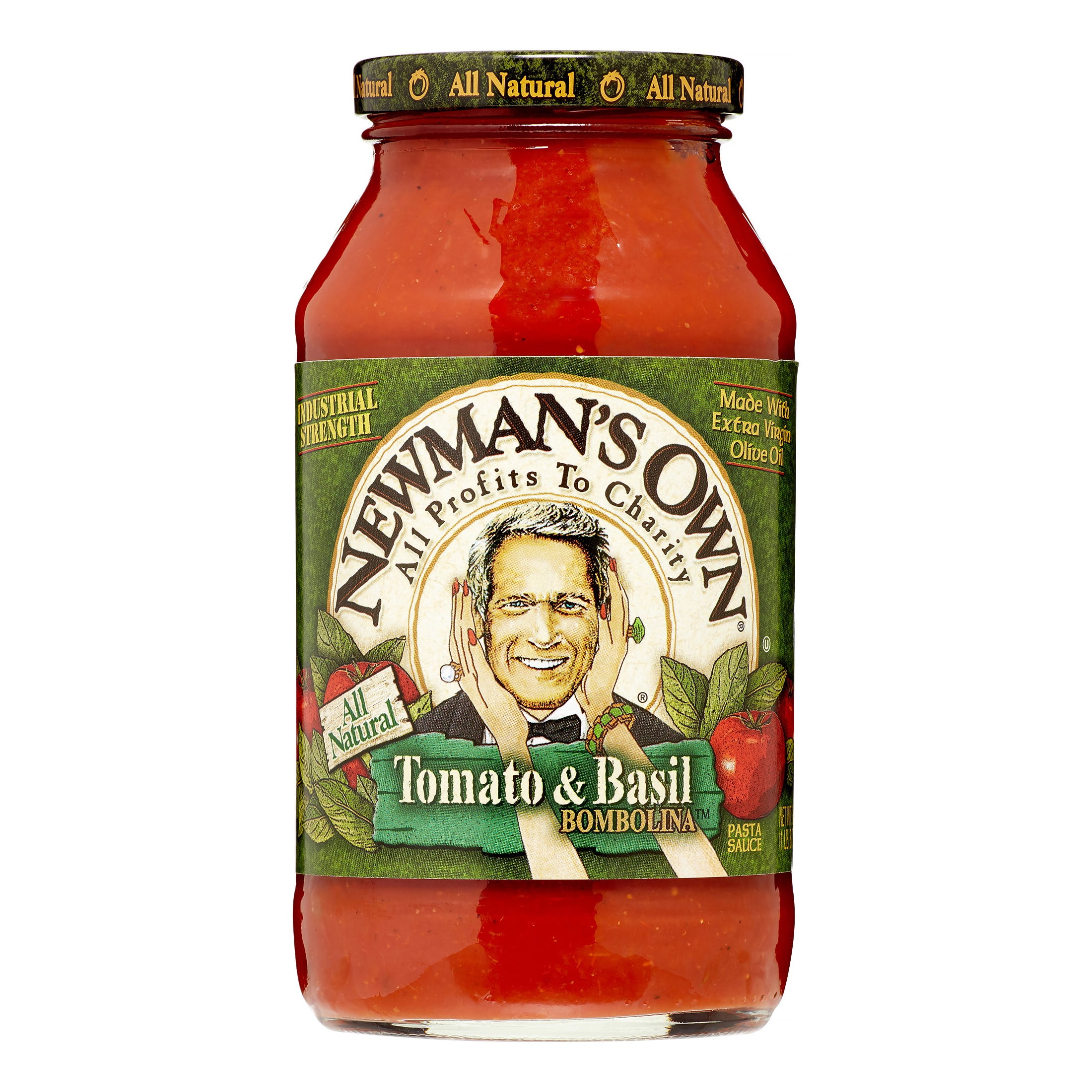 Newman's Own Pasta Sauce, Tomato & Basil Bombolina, 24 Oz