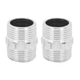 thumbnail image 2 of Threaded Connector, Knob Type Connection 1in Male Thread Pipe Fittings Threaded Pipe 2Pcs  For Plumbing For Hardware, 2 of 8