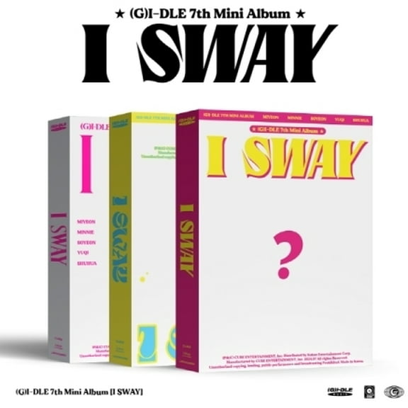 (G)I-Dle - I Sway - Random Cover - incl. 64pg Booklet, 12pg Lyrics Book, Sticker, 2 Photocard   Mini Poster - Music & Performance - CD