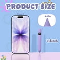 thumbnail image 2 of Stylus Pen for iPad 2018-2025, Kids-Friendly Magnetic Pen for iPad with Fast Type-C Charging, Palm Rejection & Tilt Support, 1.5mm High Precision Tip, Purple, 2 of 9