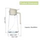 thumbnail image 2 of Pulverizador de aceite para cocinar, botella pulverizadora de aceite de oliva 2 en 1, pulverizador y dispensador de aceite de vidrio de 20oz/600ml para cocinar, barbacoa, 2 of 5