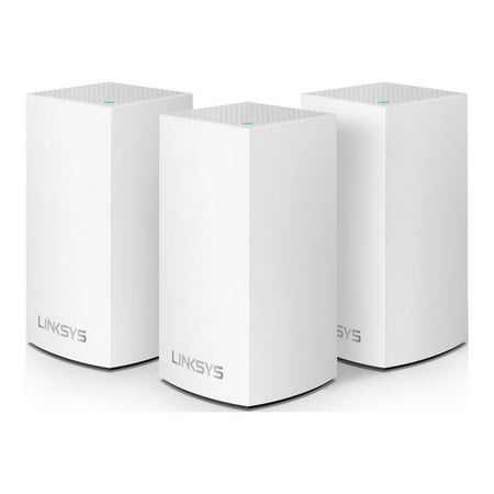 UPC: 0745883753888 | Linksys Velop WHW0103 Whole Home Mesh Wi-Fi Router Dual-Band System AC3900 (3-pack)