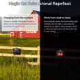 12 Pack Solar Control Light Nocturnal Animal Repeller Outdoor Animal
