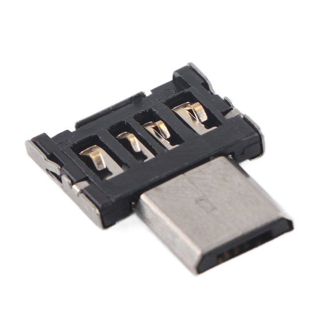 Adaptador convertidor mini USB Flash U Disk DM OTG Micro USB macho a USB hembra para Samsung/HTC