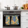 thumbnail image 5 of Dreamtimes Blueberries Yellow Bathroom Towels 2 Pieces 16×28 inches, Cotton Bath Towel Water Absorbent Lightweight Quickdry Towels for Bathroom Ktichen Travel Gym, 5 of 7