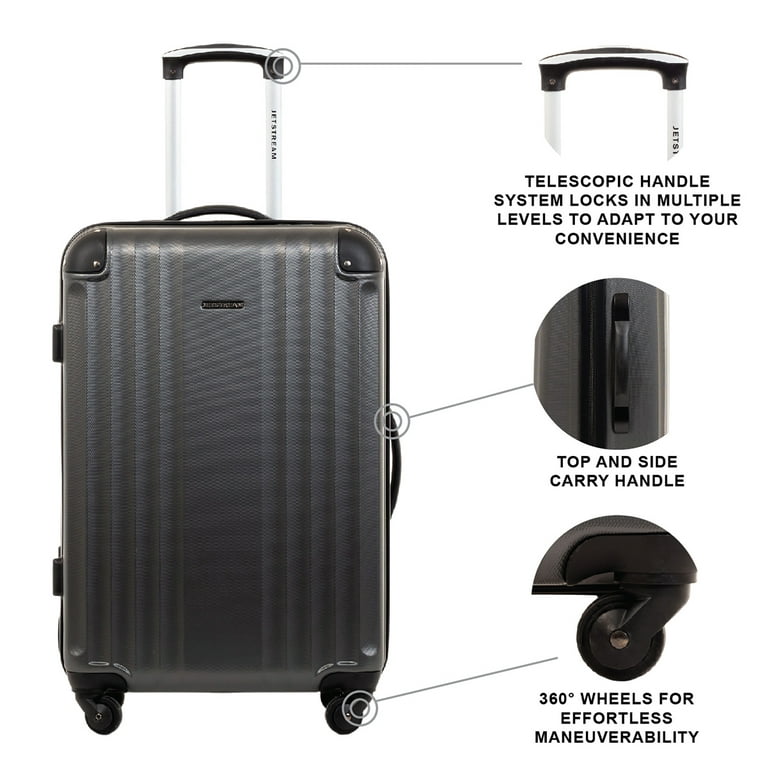 Jetstream 24-inch Hardside Spinner Upright Checked Luggage