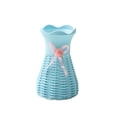 thumbnail image 2 of Unique Faux Weave Decorative Vase Modern Plastic Floral Vase For Home Wedding Table Centerpiece Shelf Display Minimalist Decorative Accent For Living Room Bedroom Office Stylish Gift, 2 of 6