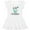AA-White, variant on Inktastic 3rd Birthday 3 Year Old Dinosaur Party Girls Toddler Dress