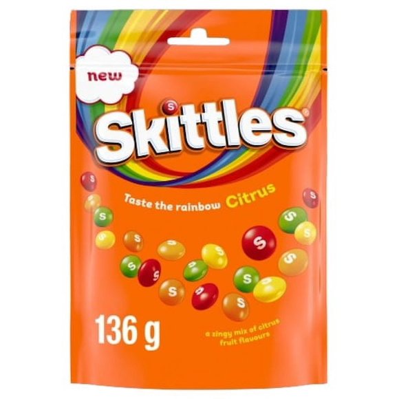 Citrus Skittles (UK) 136g