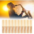 thumbnail image 4 of PinesC 10PCS Clarinet Reeds Bamboo Clarinet Reeds, Saxophone Reeds Strength 2.5 Reeds Musical Instrument Accessories Saxophone Reeds Replacemen Set, 4 of 5