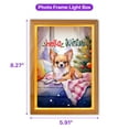 thumbnail image 5 of Watercolor Hello Winter Chihuahua Chill Christmas Welcome Acrylic Plaque with Wood Photo Frame Box Dog Lover Gifts Idea Light Box - 00016, 5 of 5