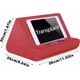 thumbnail image 3 of Soporte blando para tableta con bolsillo para tableta, 3 ángulos de visión ajustables, soporte para cama, sofá, compatible con iPad, tabletas, lectores electrónicos, teléfonos inteligentes, libros,, 3 of 5