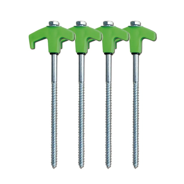 8" Screw in Tent Stakes - Ground Anchors Screw in,