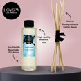 thumbnail image 2 of LOVSPA Summer Linen Reed Diffuser Oil Refill with Replacement Reed Sticks - Lemon Grapefruit Aloe Lavender and Golden Amber - Natural Essential Oils - Made in The USA, 2 of 4