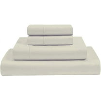 MyGiza Sheets 4 Piece King Sheet Sets 400 TC 100% Giza Egyptian Cotton Ivory Sheet Set Fits upto 18 Inches Deep