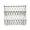 thumbnail image 2 of Hamaca de macramé suave para colgar juguetes de peluche, organizador de red para animales de peluche, hamaca colgante de mano gris, 2 of 9